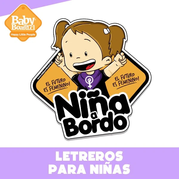 Letreros bebé niña