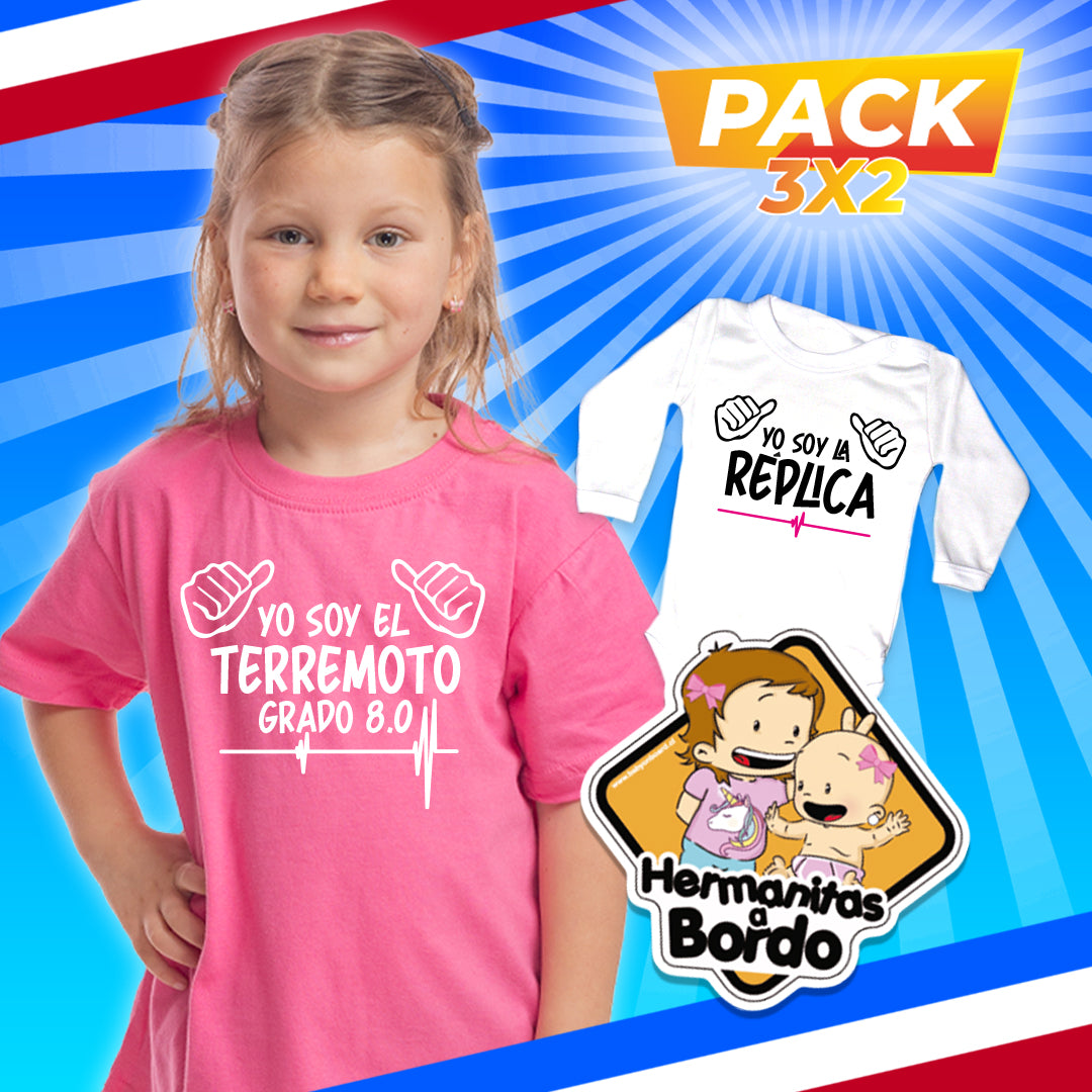 Super pack - Terremoto y Réplica Hermanitas