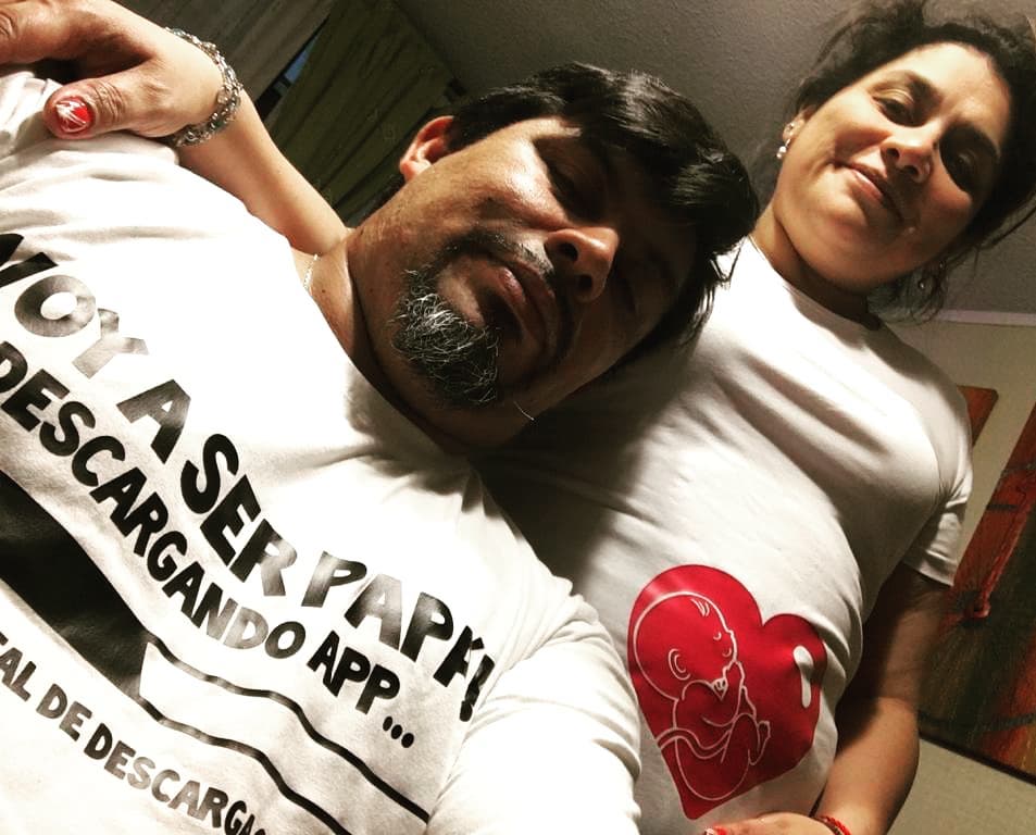 Polera Embarazada diseño Personalizado