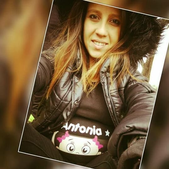Polera Embarazada diseño Personalizado
