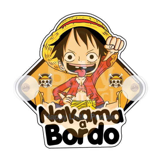 Letrero Bebé a Bordo Chupones BabyLuffy