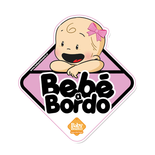 Bebé a Bordo Niña - Bebé Logo