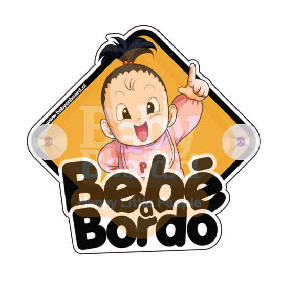 Letrero Bebé a Bordo con Chupones BabyPan