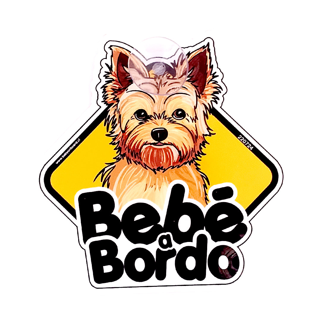 Letrero "prototipo" ventosa, Yorkshire a Bordo