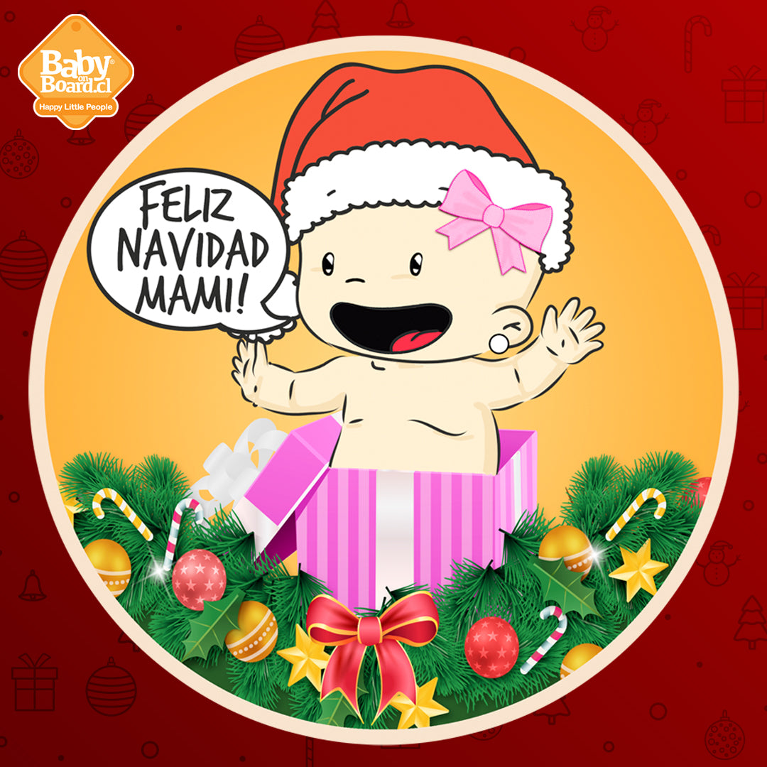 Polera Embarazada Navidad Regalo niña