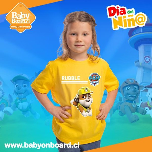 87.- Polera Rubble Paw Patrol