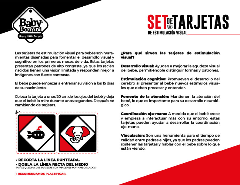Tarjetas de Estimulación Visual