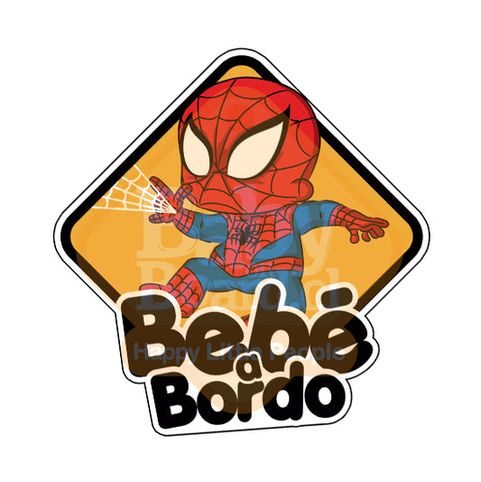Letrero Bebé a Bordo BabySpider