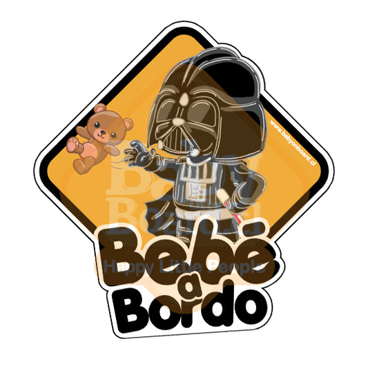Letrero Bebé a Bordo BabyVader