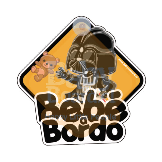 Sticker Vinilo - BEBE A BORDO Star Wars - Vinyl - Pegatina - Coche - Darth  Vader