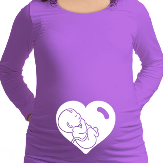 #051.- Polera Embarazada Corazon