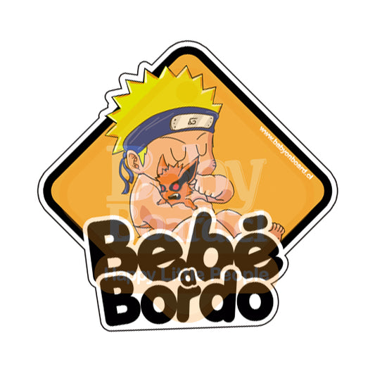 Letrero Bebé a Bordo BabyNaruto