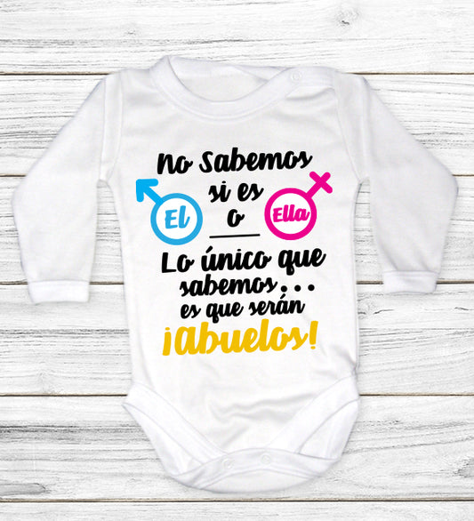 66.- Body Bebé Serán Abuelos!