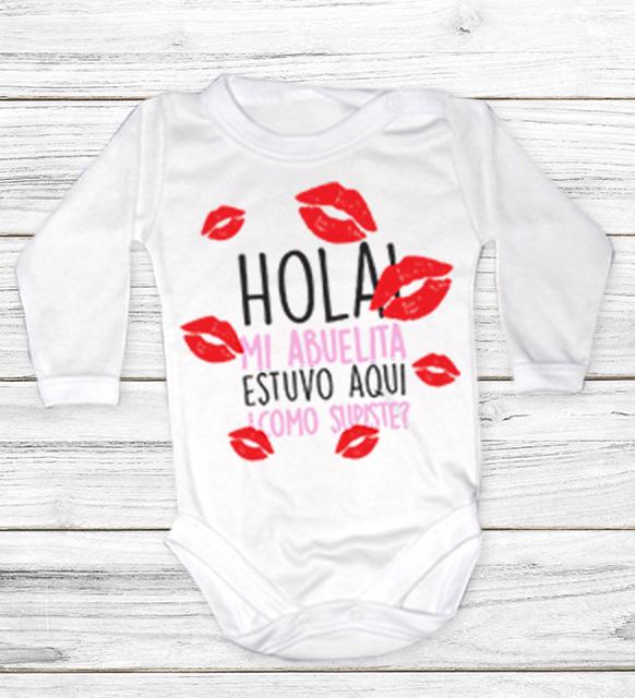56.- Body bebé besos...abuelita
