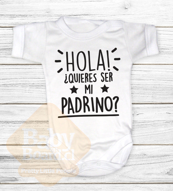 65B Body Bebé ¿Quieres ser mi Padrino?