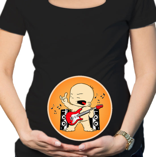 #111.- Polera Embarazada Rockero