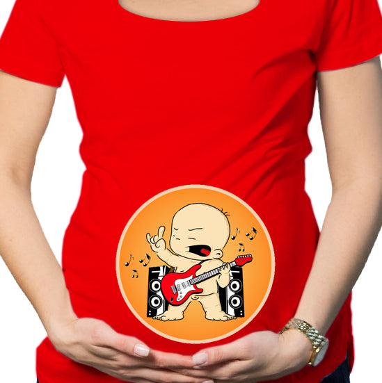 #111.- Polera Embarazada Rockero
