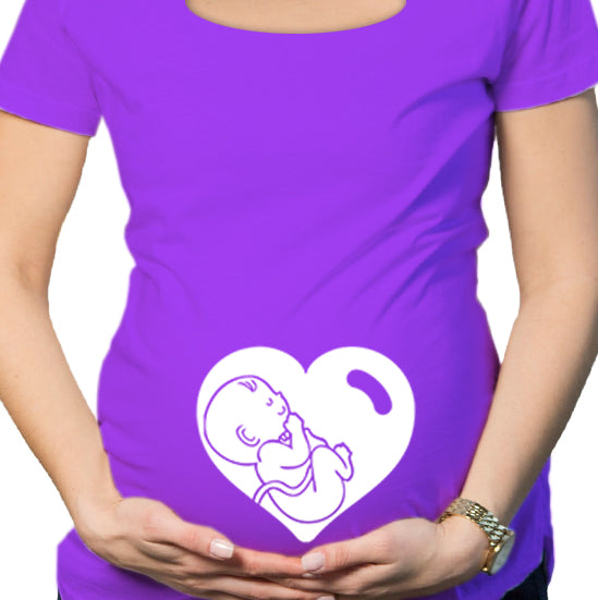 #051.- Polera Embarazada Corazon