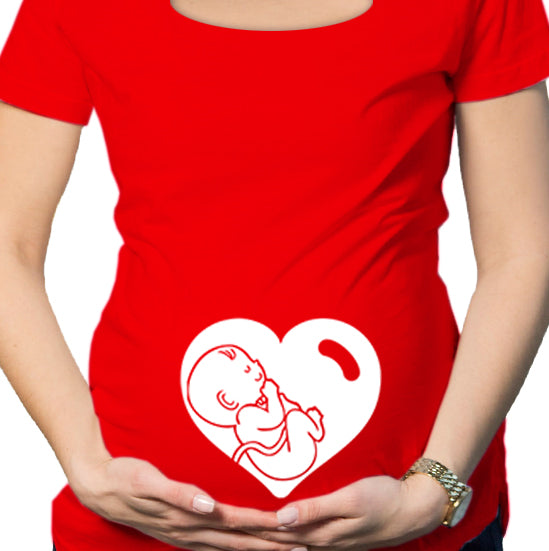 #051.- Polera Embarazada Corazon