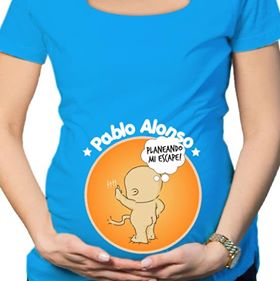 500.- Agregar nombre polera embarazo