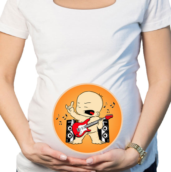#111.- Polera Embarazada Rockero