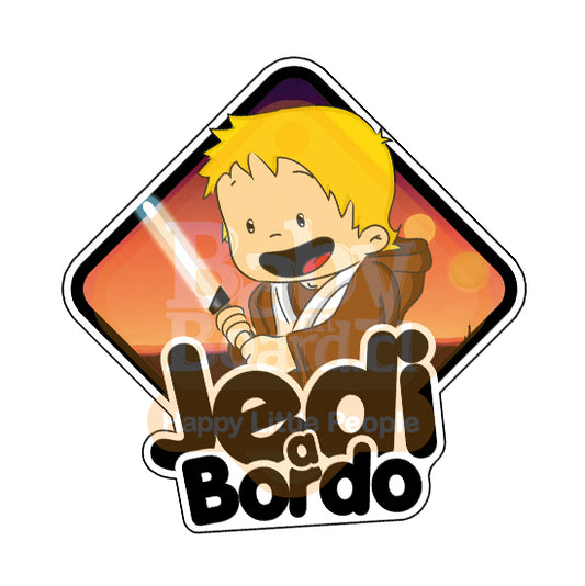Letrero Bebé a Bordo Jedi BoyLuke