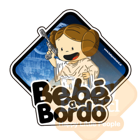 Letrero Bebé a Bordo BabyLeia