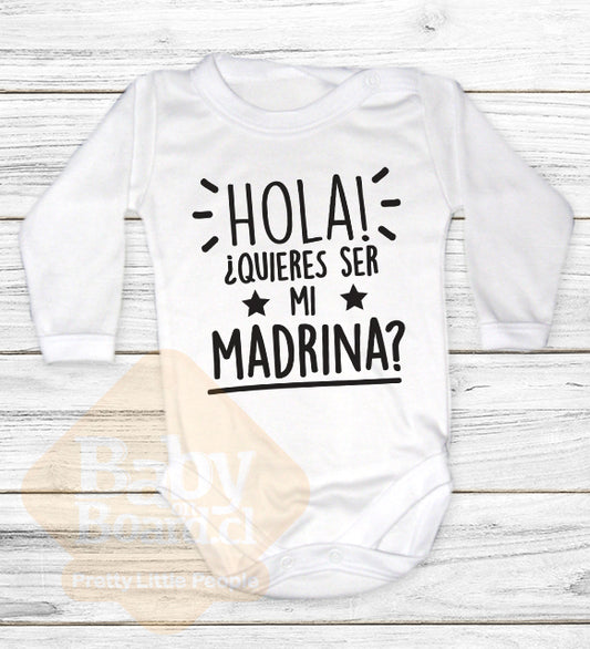 65- Body Bebé ¿Quieres ser mi Madrina?