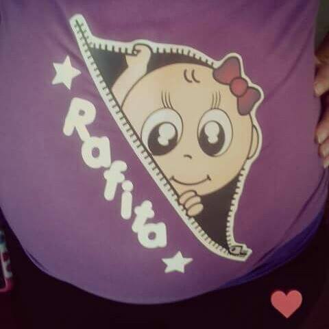 500.- Agregar nombre polera embarazo