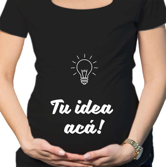 Polera Embarazada diseño Personalizado