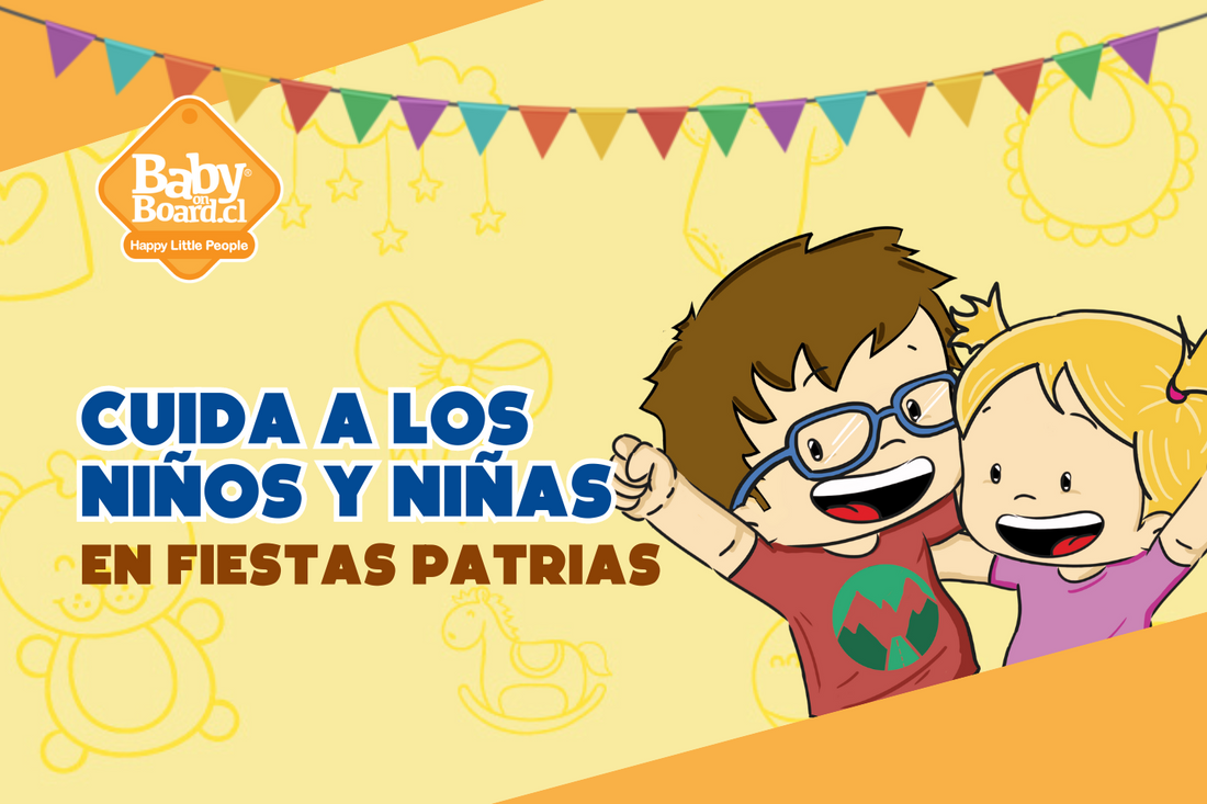 Cuida a los niños y niñas en Fiestas Patrias