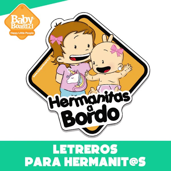 Letrero hermanos a bordo