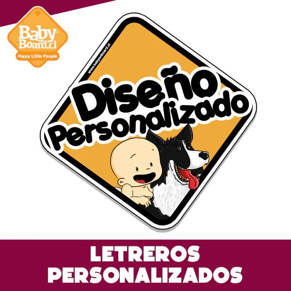 Letrero bebé a bordo personalizado