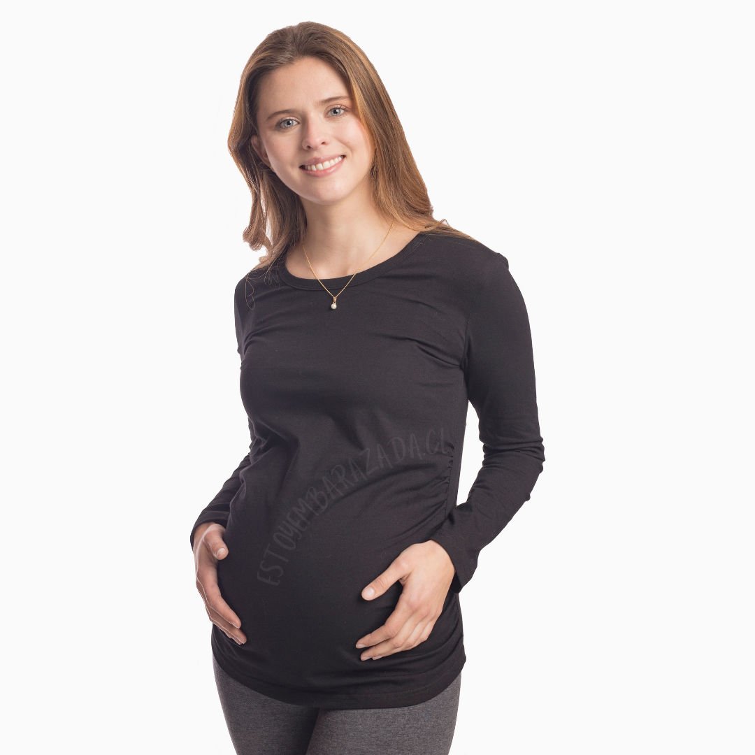 Polera Maternal Manga Larga