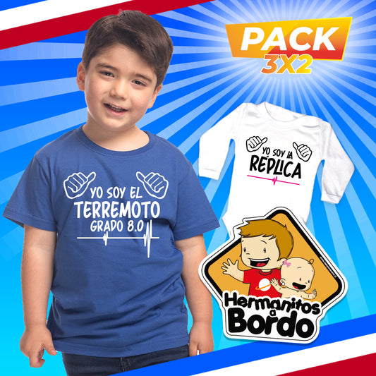Super pack - Terremoto y Réplica Hermanitos