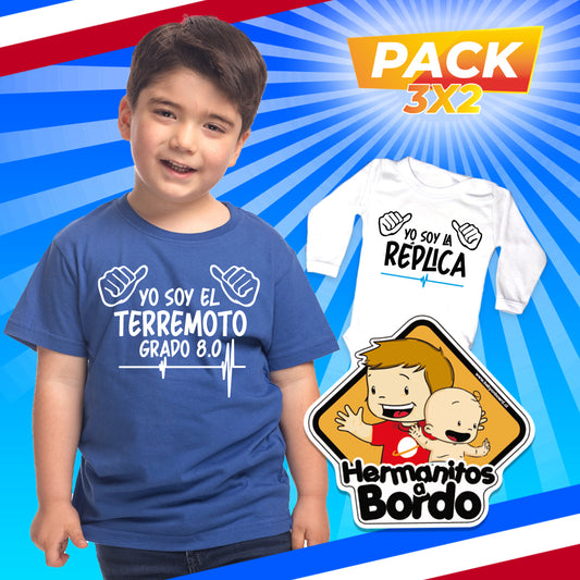 Super pack - Terremoto y Réplica Hermanitos