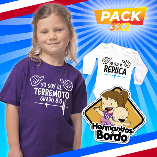 Super pack - Terremoto y Réplica Hermanitos