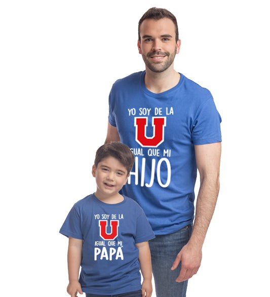 Poleras Familiares Universidad de Chile