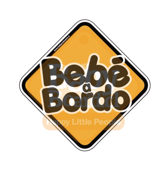 Letrero Bebé a Bordo Básico Original