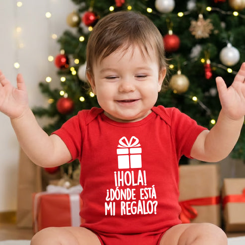81.- Body Bebé Navidad - Dónde está mi regalo