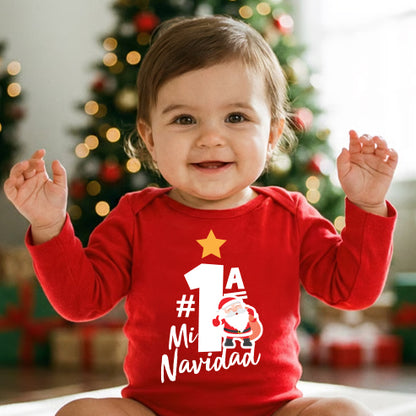 Body Bebé Mi Primera Navidad