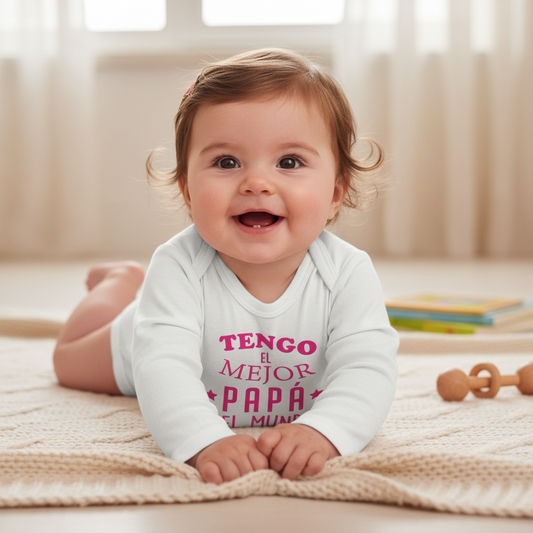 Body Bebé Tengo el mejor papá del mundo entero