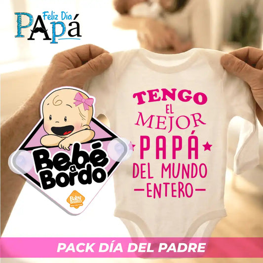 Pack día del padre, bebé niña