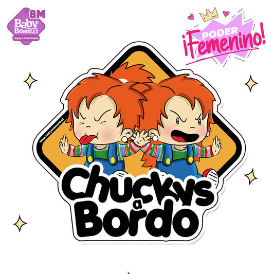 OFERTA - Bebé a Bordo Chuckys hermanas niñas