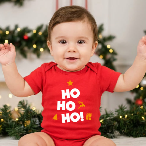 Body Bebé Navidad HO HO HO
