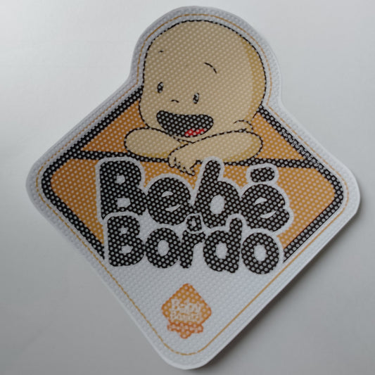 Letrero W.V. Bebé a Bordo Neutro