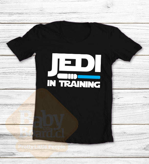 53.- Polera Jedi In Training Niño Niña