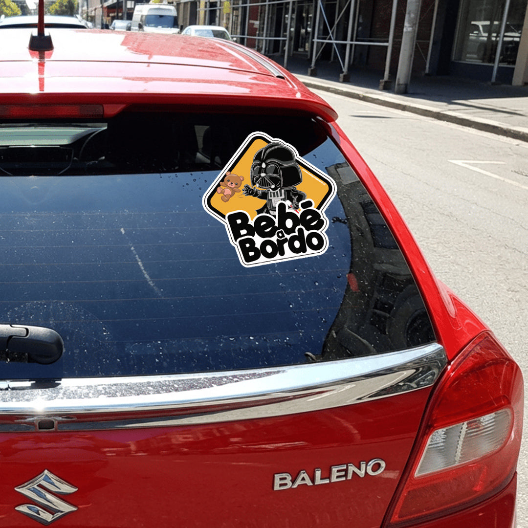 Letrero Bebé a Bordo BabyVader Adhesivo