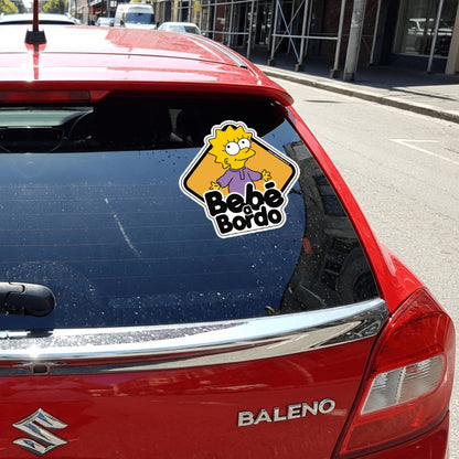 Letrero Bebé a Bordo BabyLisa Adhesivo