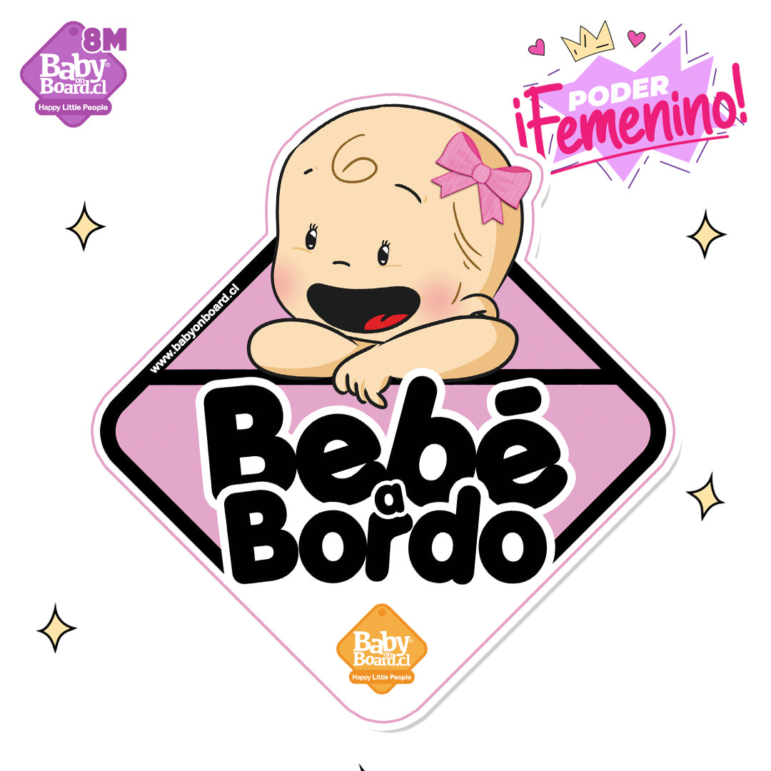 Bebé a Bordo Niña - Bebé Logo